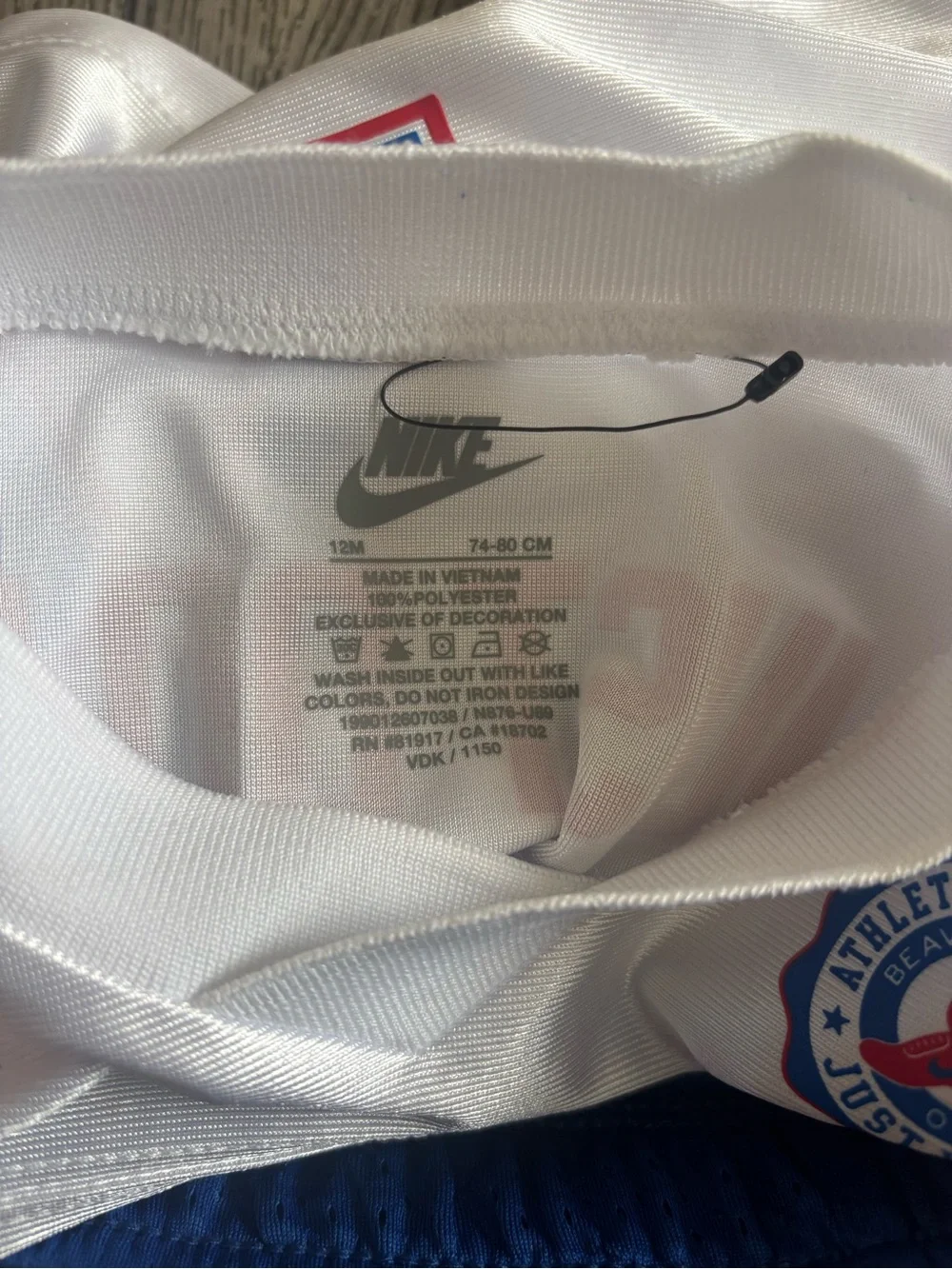 Nike White, Blue & Red Kids 2-Piece Jersey Set